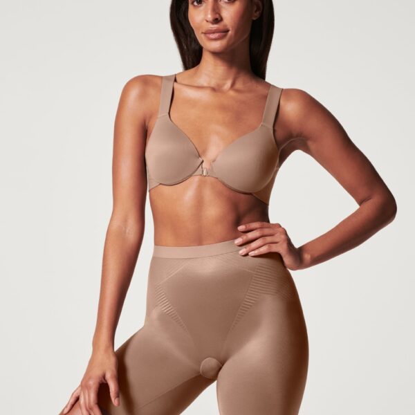 Spanx Women's Thinstincts 2.0 Medium Control Mid-Thigh Shorts - Brown, Beige,Brown,Black