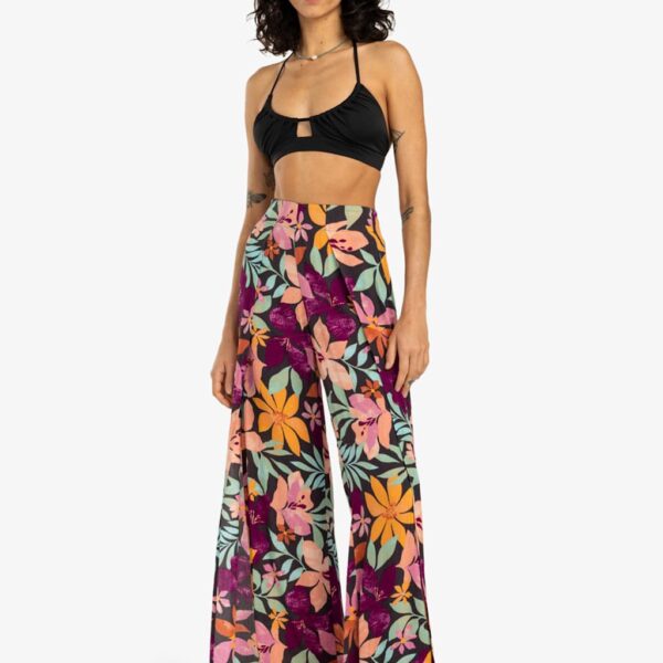 Billabong Women's Split Spirit Floral Split Front Beach Trousers - M - Multi, Multi