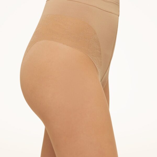 Wolford Women's 20 Denier Shaping Sheer Matt Tights - L - Dark Beige, Dark Beige