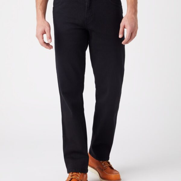 Wrangler Men's Authentic Straight Fit 5 Pocket Jeans - 3430 - Black, Black,Olive,Blue