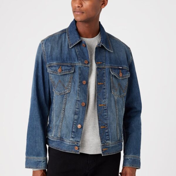 Wrangler Men's Classic Denim Jacket - XL - Blue, Blue