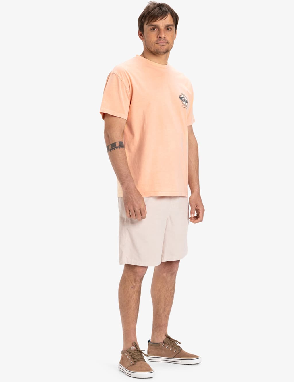 Quiksilver Men's Taxer 18" Corduroy Shorts - L - Beige, Blue,Beige
