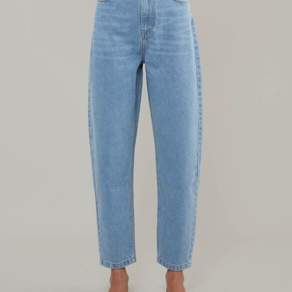 Nobody's Child Women's Pure Cotton Denim Barrel Jeans - 16 - Blue, Blue