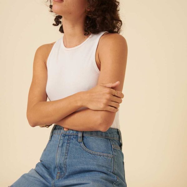 Nobody's Child Women's Denim Scallop Shorts - 12 - Blue, Blue