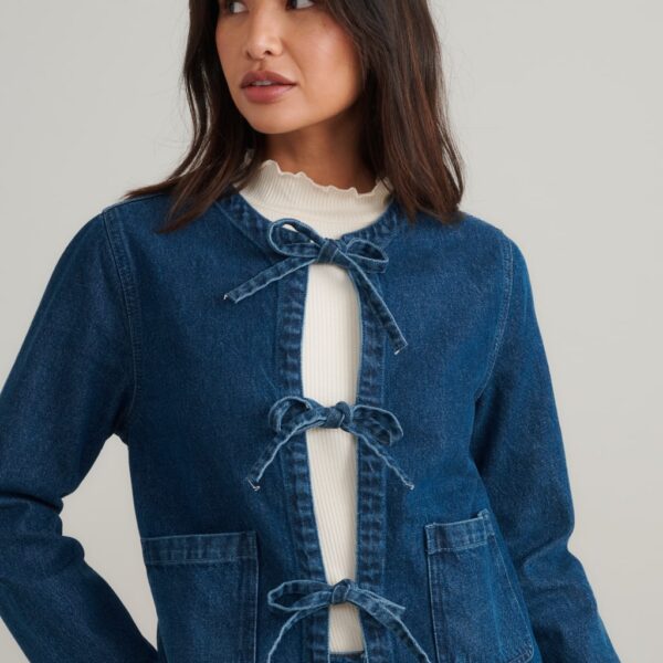 Nobody's Child Women's Pure Cotton Denim Relaxed Jacket - 12 - Blue, Blue