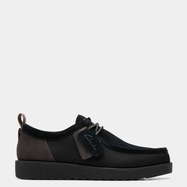 Clarks Men's Wallabee Suede trainers - 9 - Black, Black