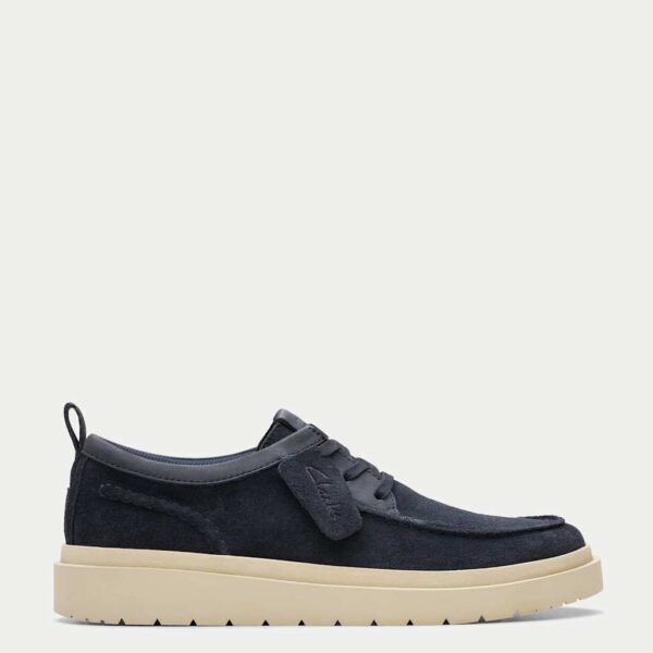 Clarks Men's Suede Walking Shoes - 10 - Blue, Olive,Blue