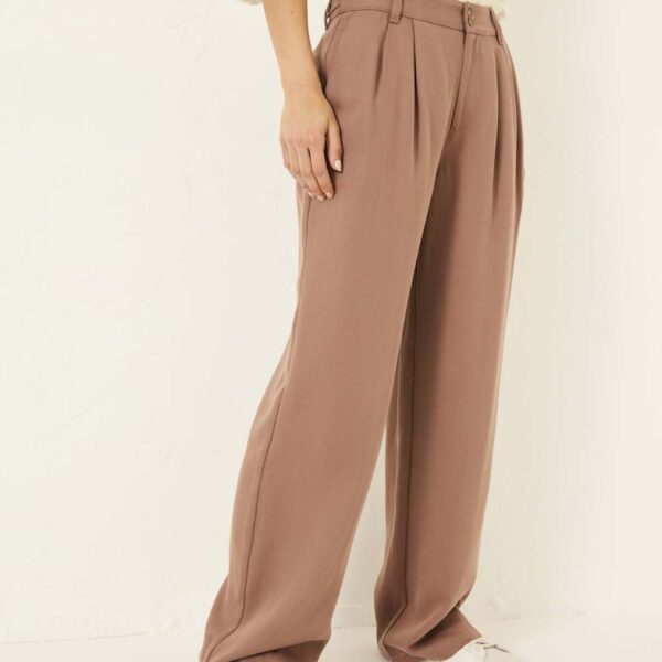 Fatface Women's Wide Leg Trousers - 12REG - Orange, Orange
