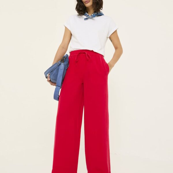Fatface Women's Luna Drawstring Trousers - 12REG - Red, Red