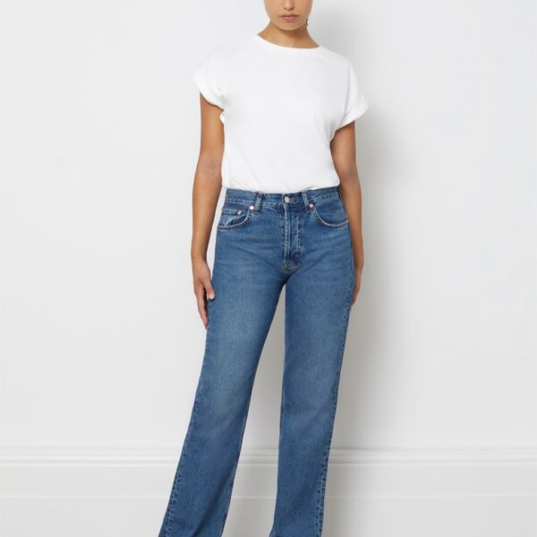 Albaray Women's Mid Rise Straight Leg Jeans - 10 - Indigo, Indigo