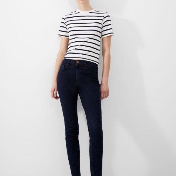French Connection Women's High Waisted Skinny Jeans - 12 - Dark Blue, Dark Blue,Blue