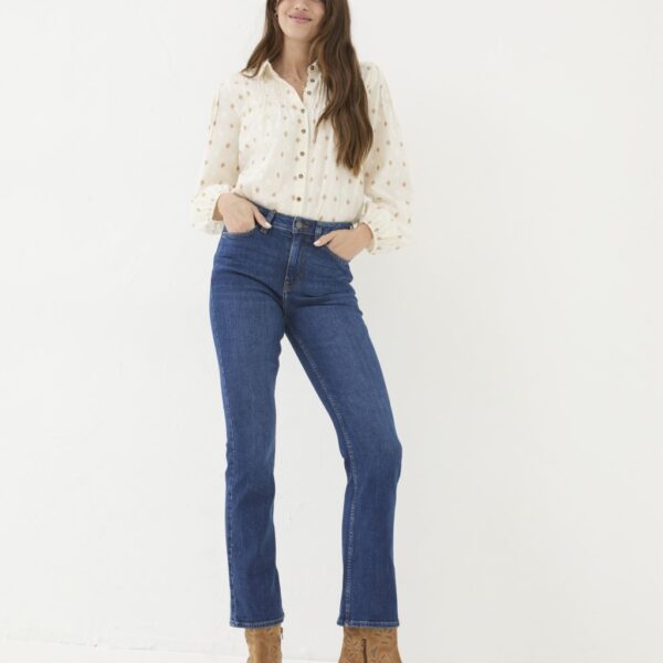 Fatface Women's Brooke Bootcut Jeans - 8REG - Indigo, Indigo
