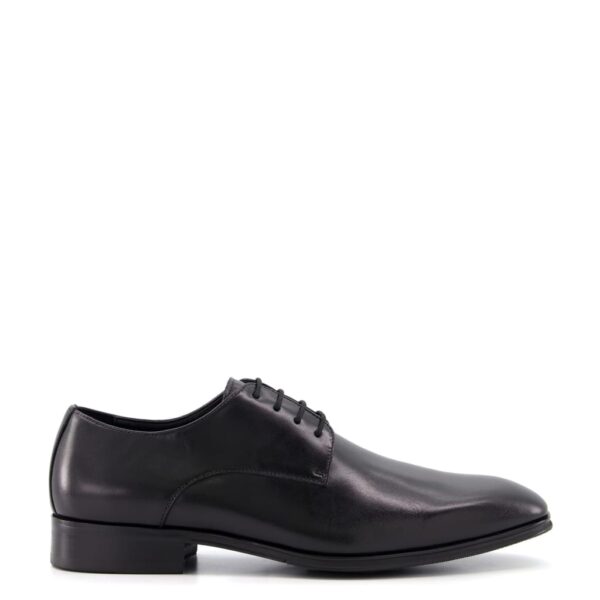 Dune London Men's Leather Oxford Shoes - 8 - Black, Black