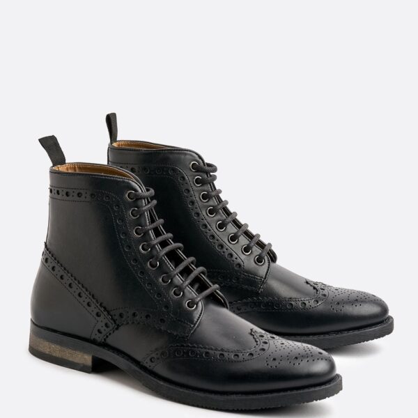 Stamford Black Laced Boots