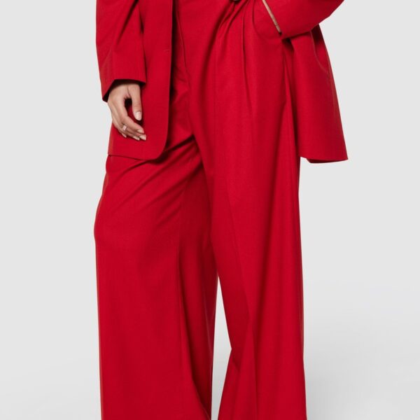 Closet London RED Wide Leg Trousers