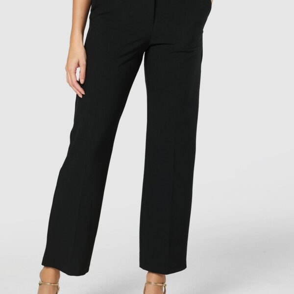 Closet London Black Straight Leg Trouser