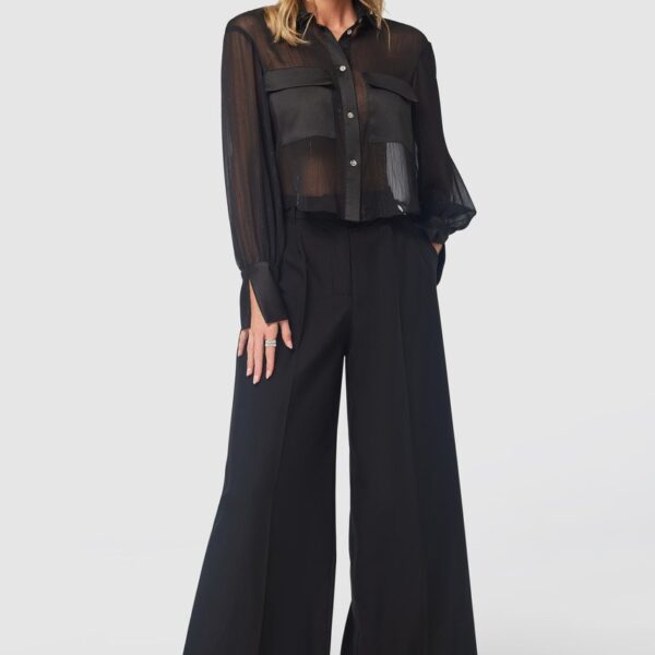 Closet London  Black Wide Leg Trouser