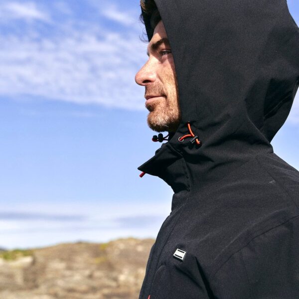 Saltrock Mens Hooded Jacket - Black - Size: Small