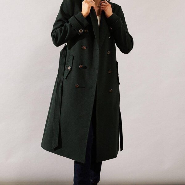 Womens Twill Trench Coat