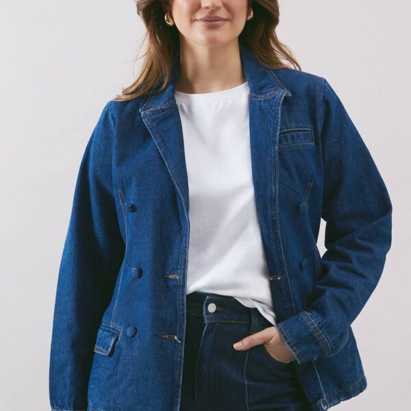 Womens Denim Blazer