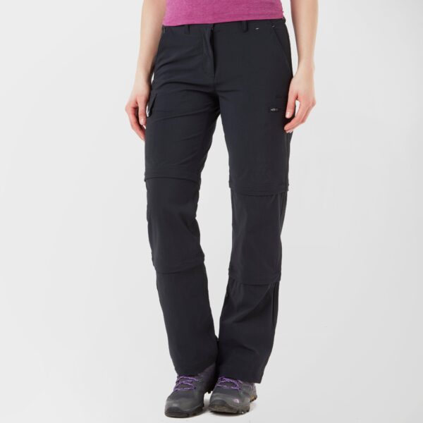 Peter Storm Womens' Double-zip Trousers, Black