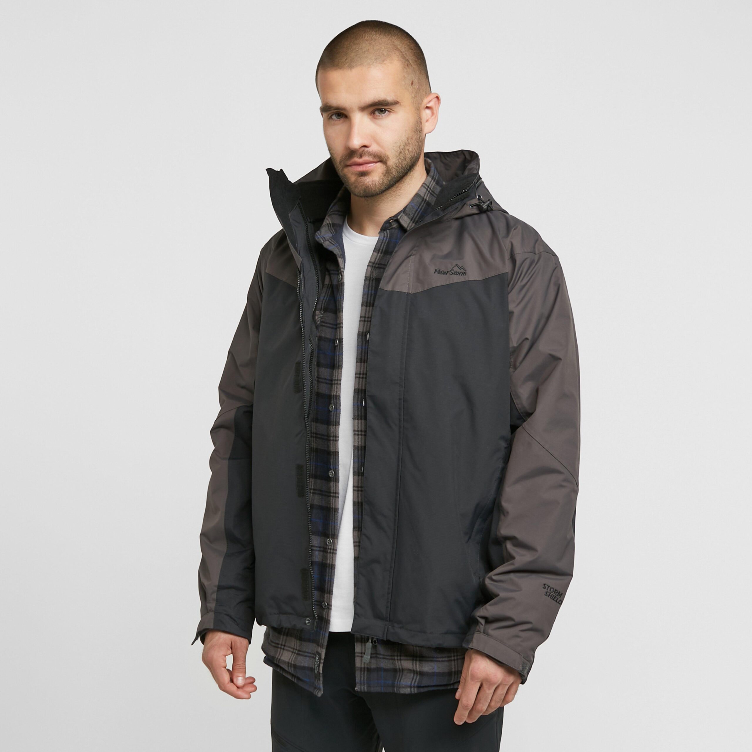Peter Storm Men's Lakeside III 3-in-1Waterproof Jacket, Black