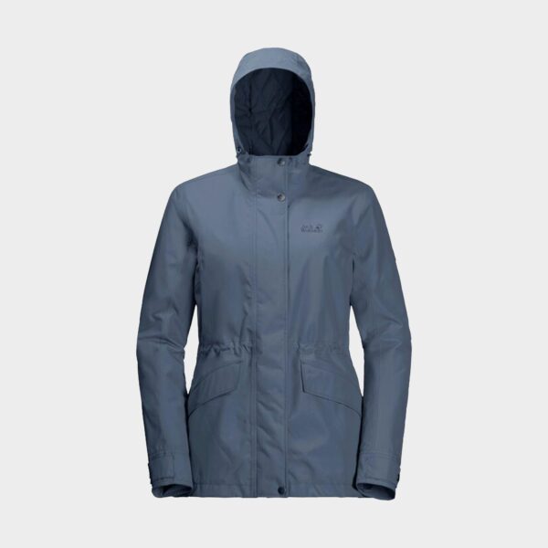Jack Wolfskin Women's Lake Louise Jacket, Blue