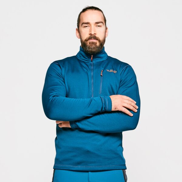 Rab Men's Geon Pull-On Fleece, Blue