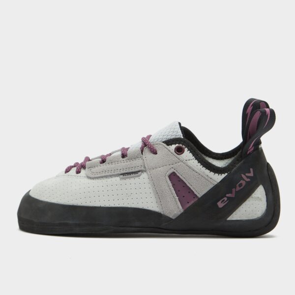 EVOLV Women's Elektra Lace Climbing Shoe, Grey
