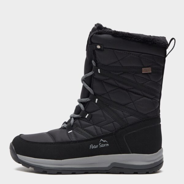 Peter Storm Women's Snowdrop 2 Waterproof Snow Boot, Black