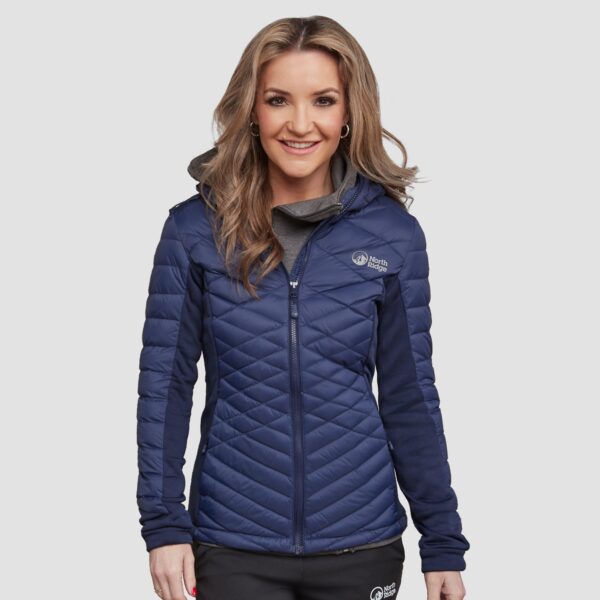 North Ridge Women's Tech Breeze Down Jacket, Navy