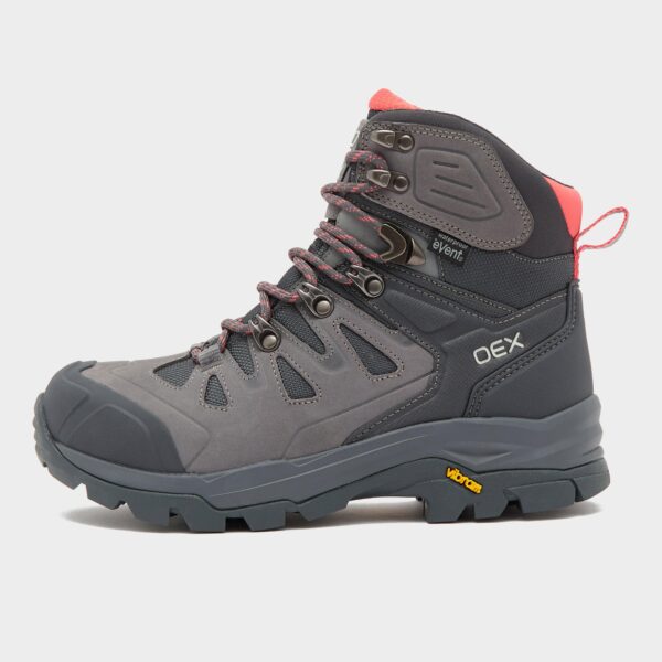OEX Women's Crusade Waterproof Mid Walking Boot, Grey