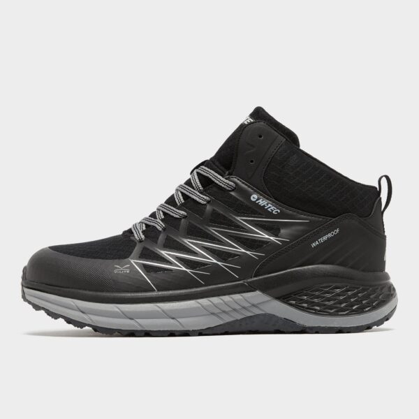 Hi Tec Men's Trail Ultra Mid Waterproof Walking Shoe, Black