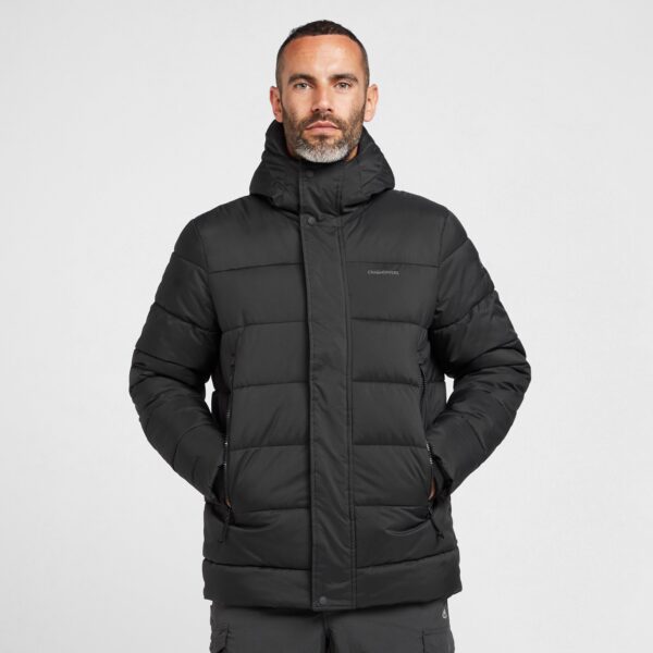 Craghoppers Men's Sutherland Insulated Hooded Jacket, Black