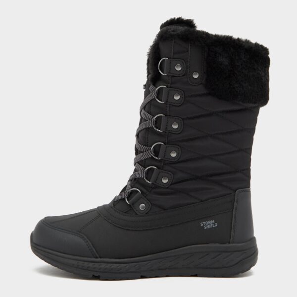 Peter Storm Women's Eyam Waterproof Snow Boots, Black