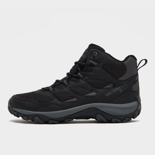 Merrell Men's West Rim Sport GORE-TEX Mid Walking Boots, Black