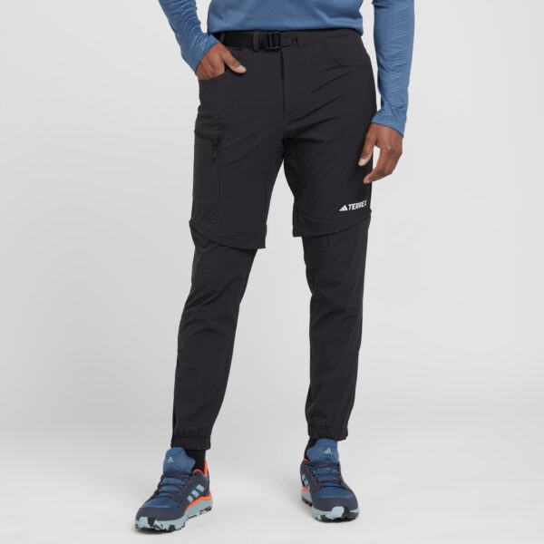 adidas Terrex Men's Utilitas Hiking Zip-Off Pants, Black