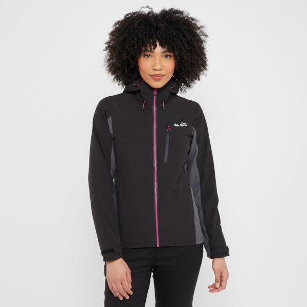 Peter Storm Women's Malham Stretch Waterproof Jacket, Black