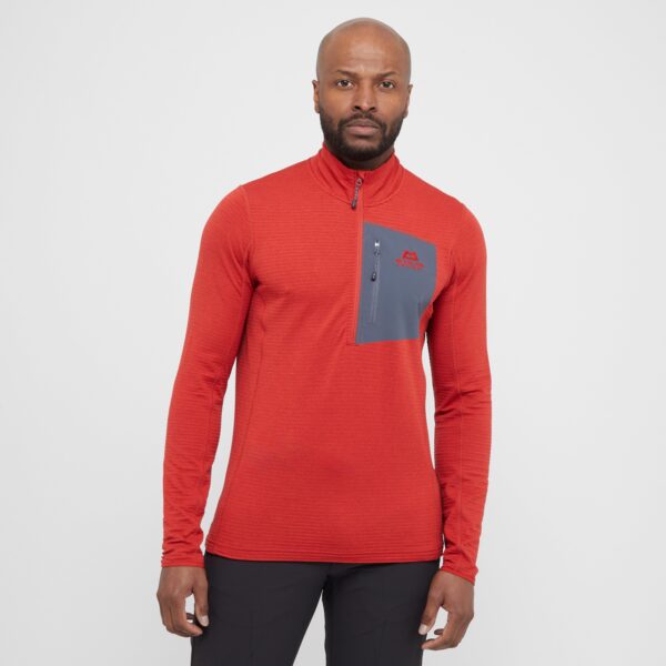Mountain Equipment Men's Lumiko Zip Fleece, Red