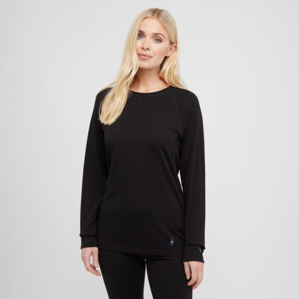 Smartwool Women's All Season Long Sleeve Baselayer Top, Black