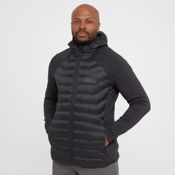 Jack Wolfskin Men's Routeburn Pro Hybrid Jacket, Black