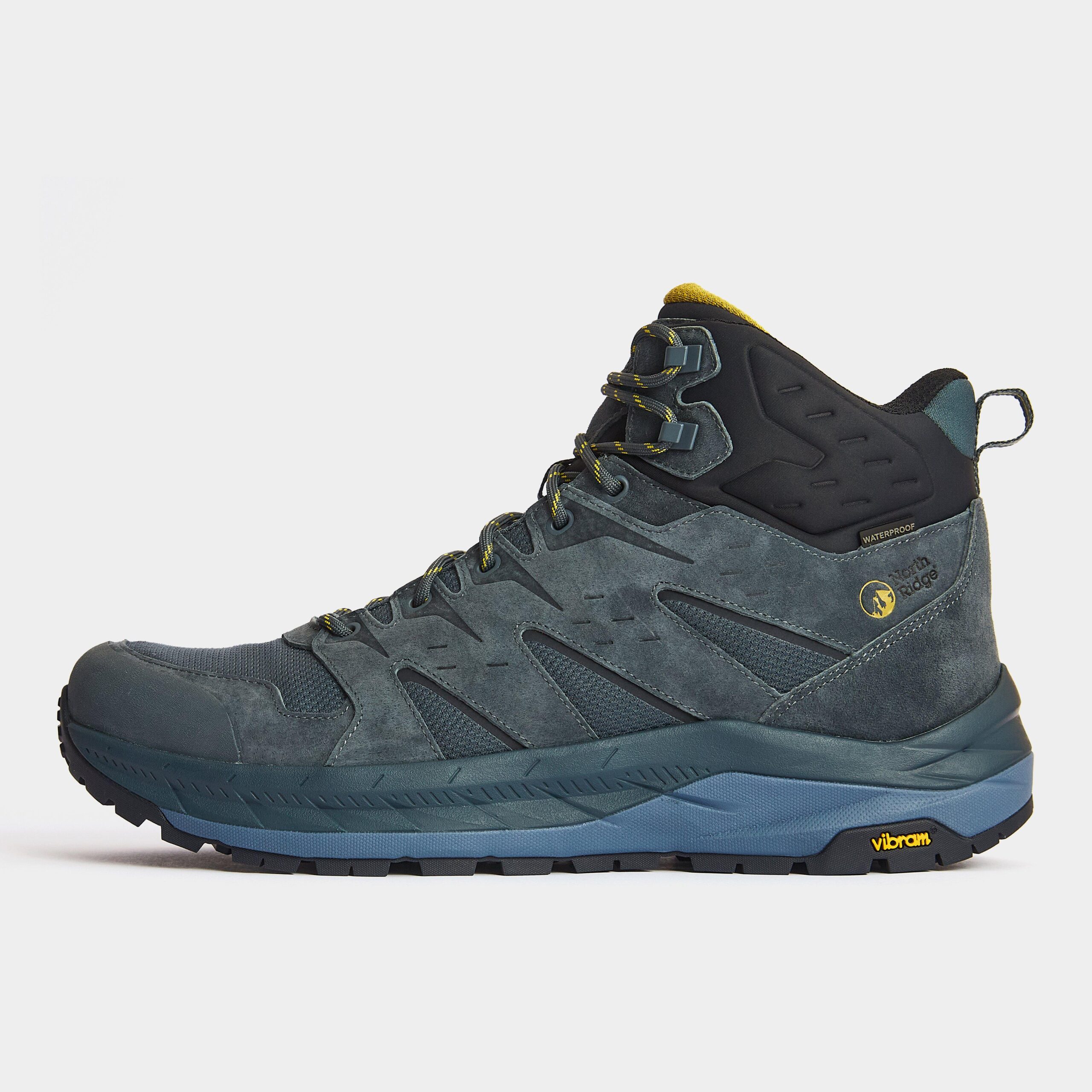 North Ridge Men's Swift Waterproof Mid Hiking Boot, Blue