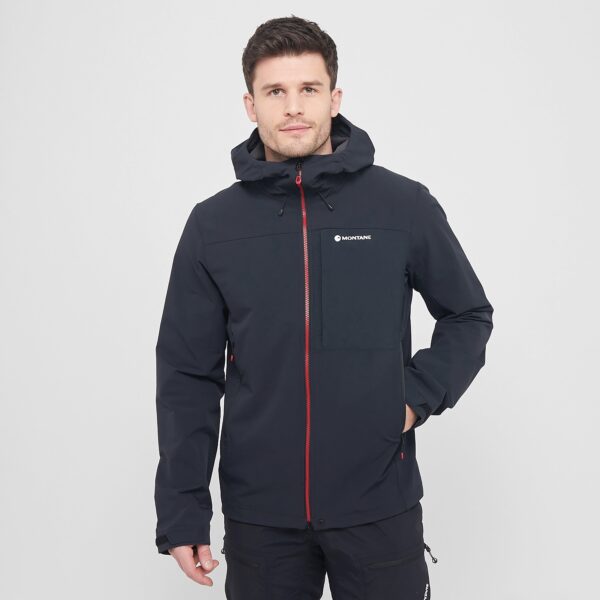 Montane Men's Tenacity XT Hooded Softshell Jacket, Black
