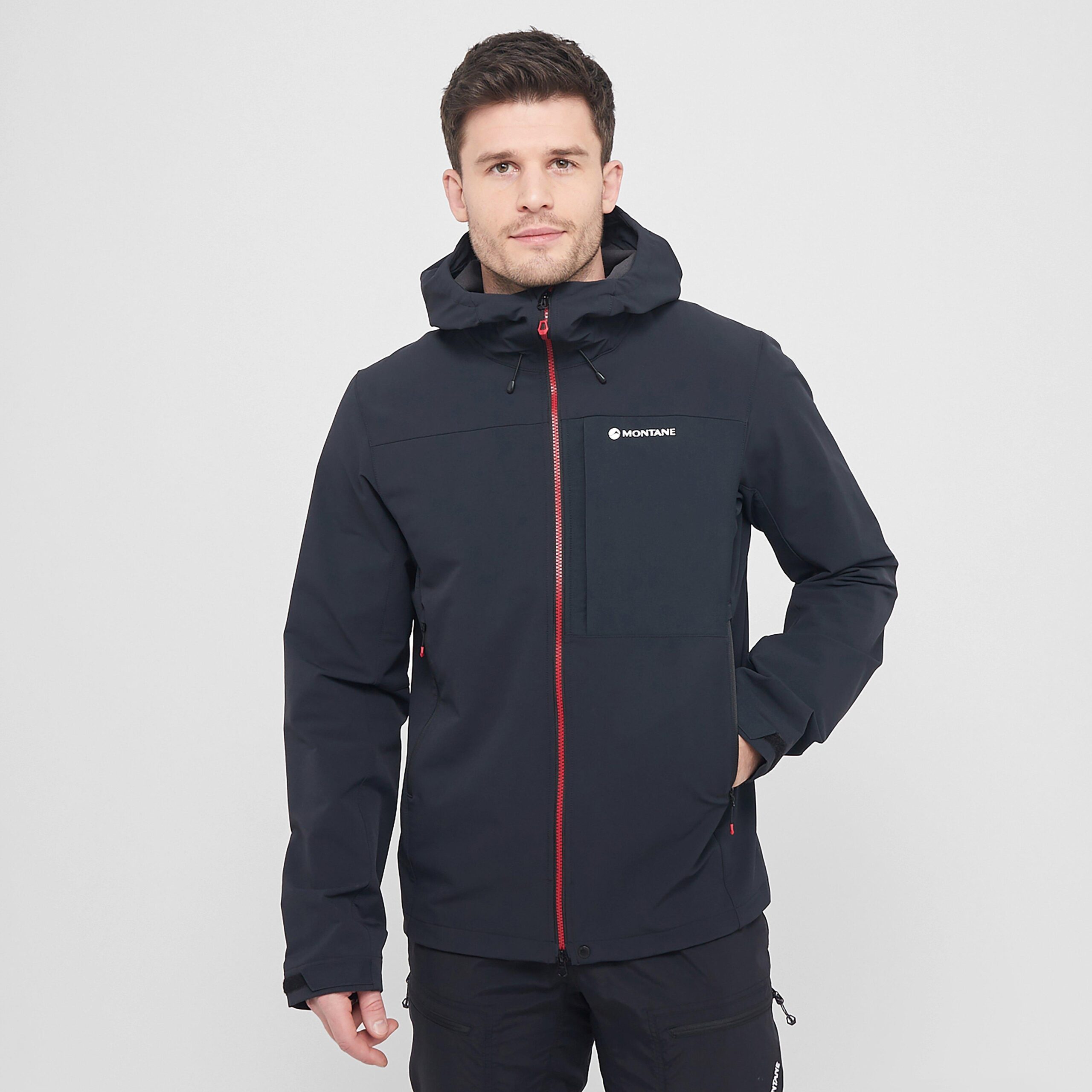 Montane Men's Tenacity XT Hooded Softshell Jacket, Black