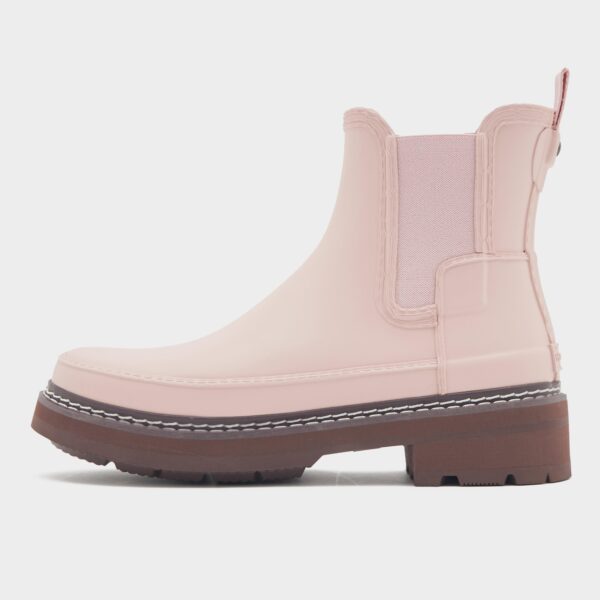 Hunter Women's Refined Stitch Detail Chelsea Wellington Boots, Pink
