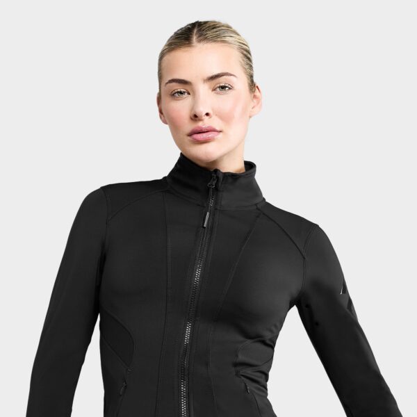 Aztec Diamond Women's Fitted Jacket Black, Black
