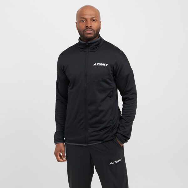 adidas Men's Xperior Climawarm Light Fleece Jacket, Black