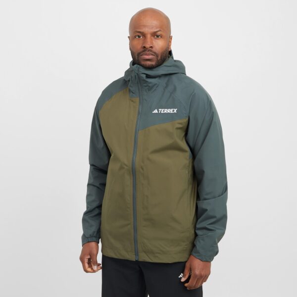 adidas Terrex Men's Terrex Multi 2L RAIN.RDY Jacket, Khaki