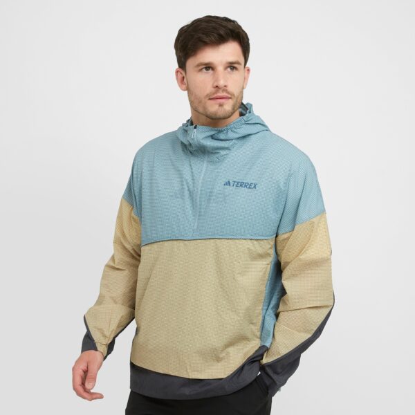 adidas Terrex Men's Xploric Wind Anorak, Blue