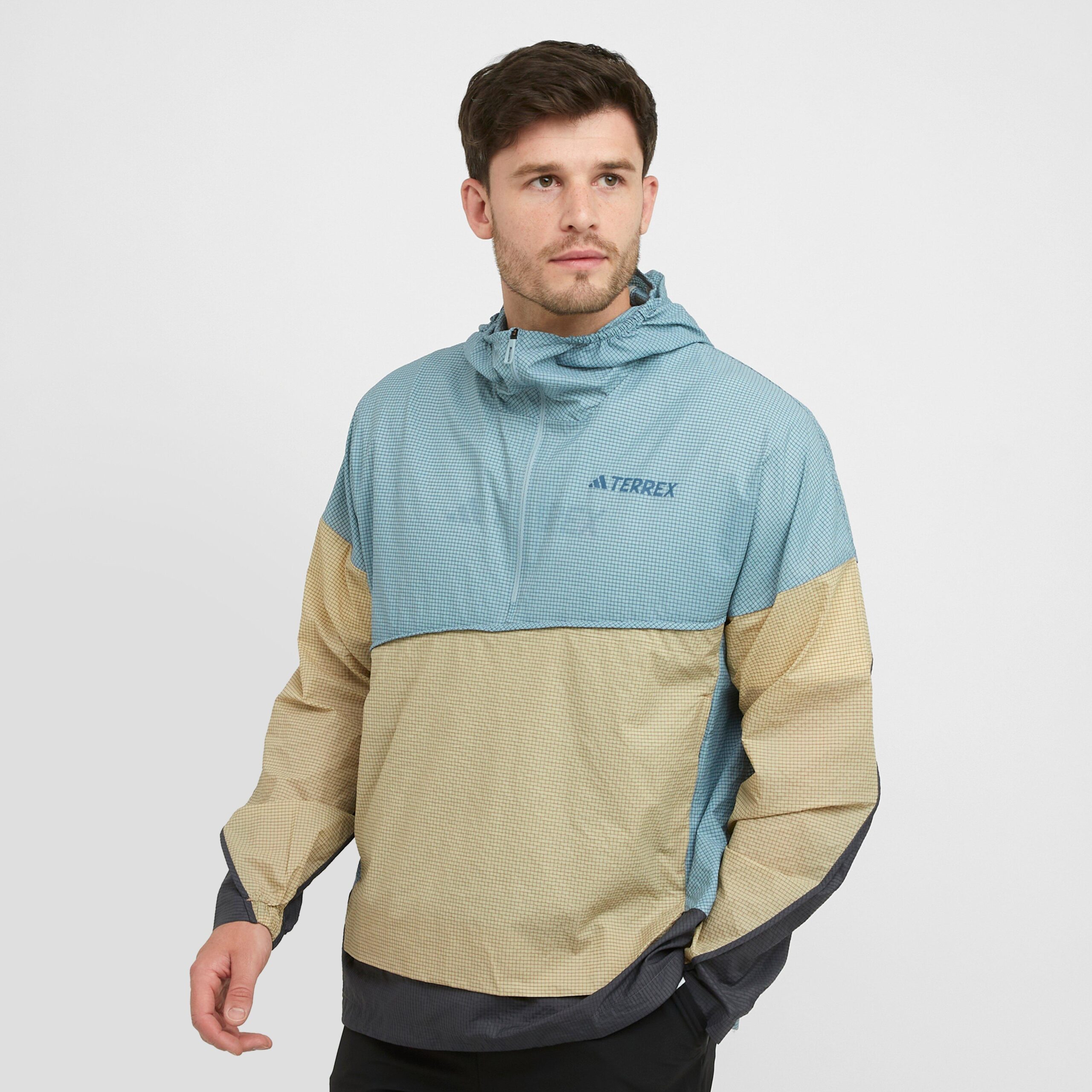 adidas Terrex Men's Xploric Wind Anorak, Blue